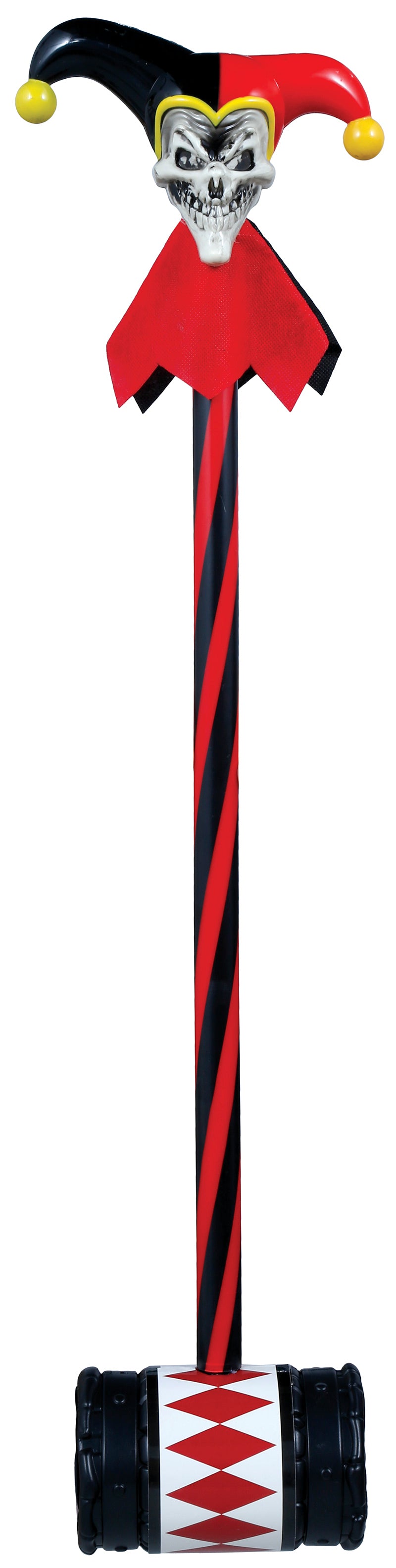 HAMMER WITH DETACHABLE JESTER FACE, 90 CMS.