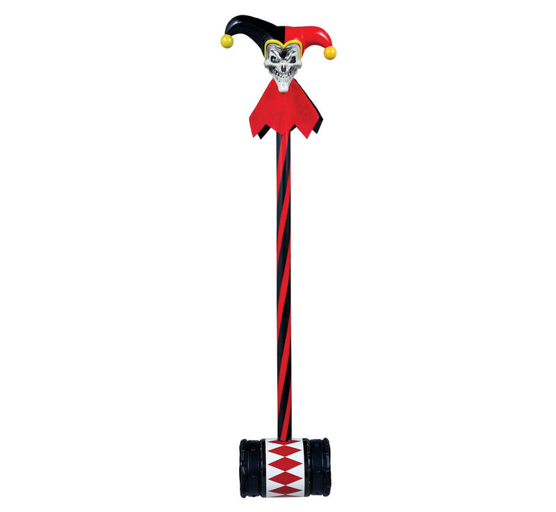 HAMMER WITH DETACHABLE JESTER FACE, 90 CMS.