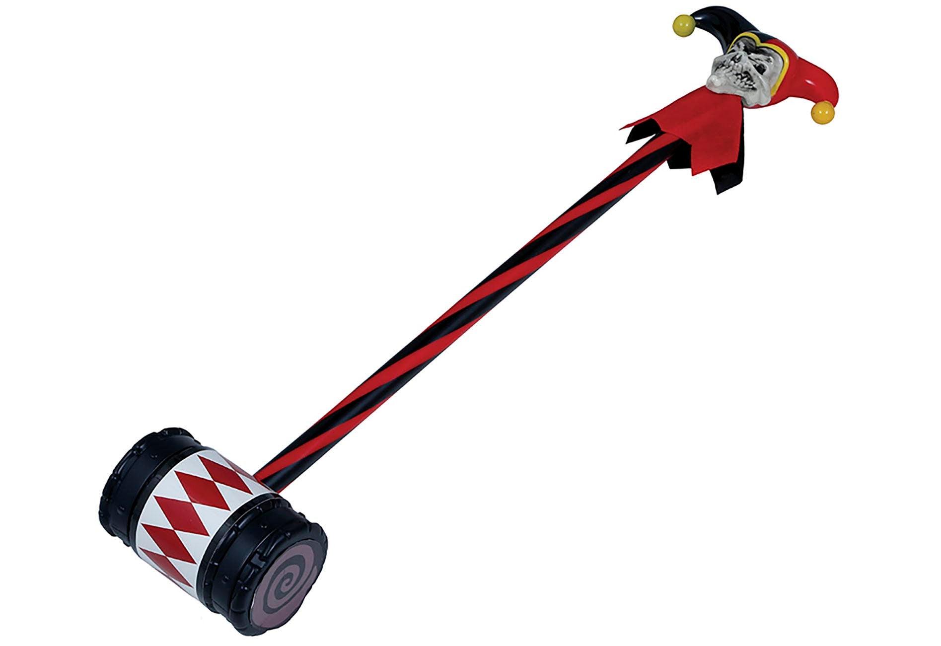 HAMMER WITH DETACHABLE JESTER FACE, 90 CMS.