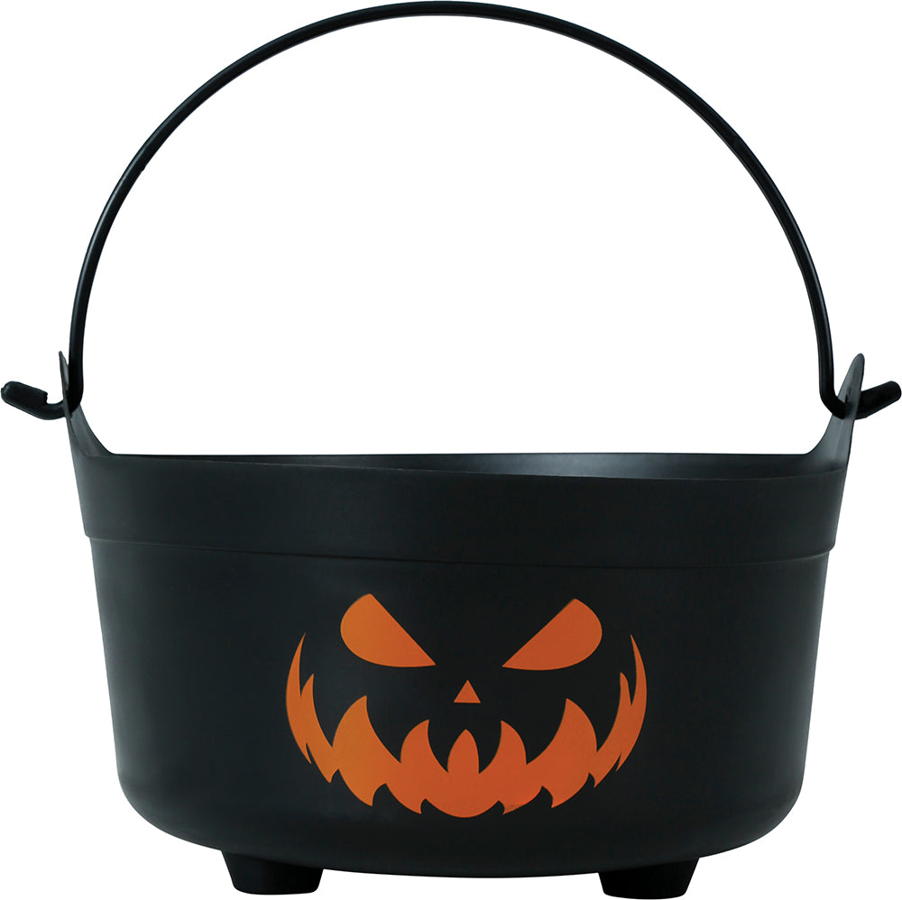 PUMPKIN CAULDRON, 24X23X15 CMS.