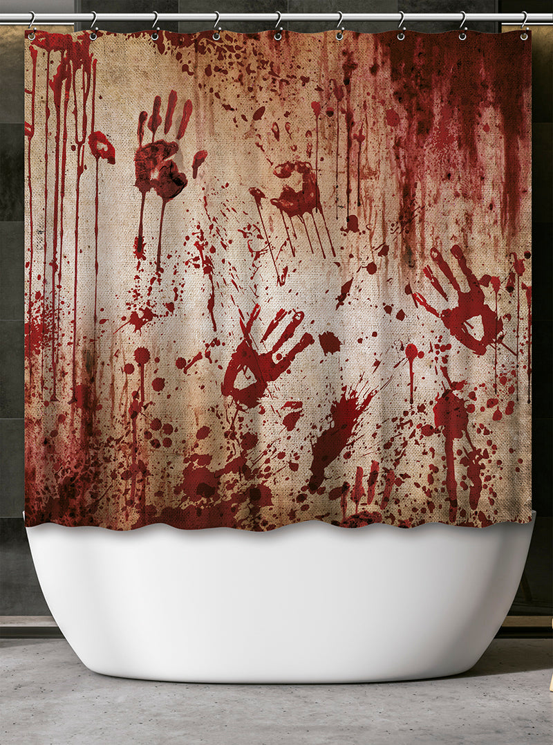 BLOODY SHOWER CURTAIN, 200X180 CMS