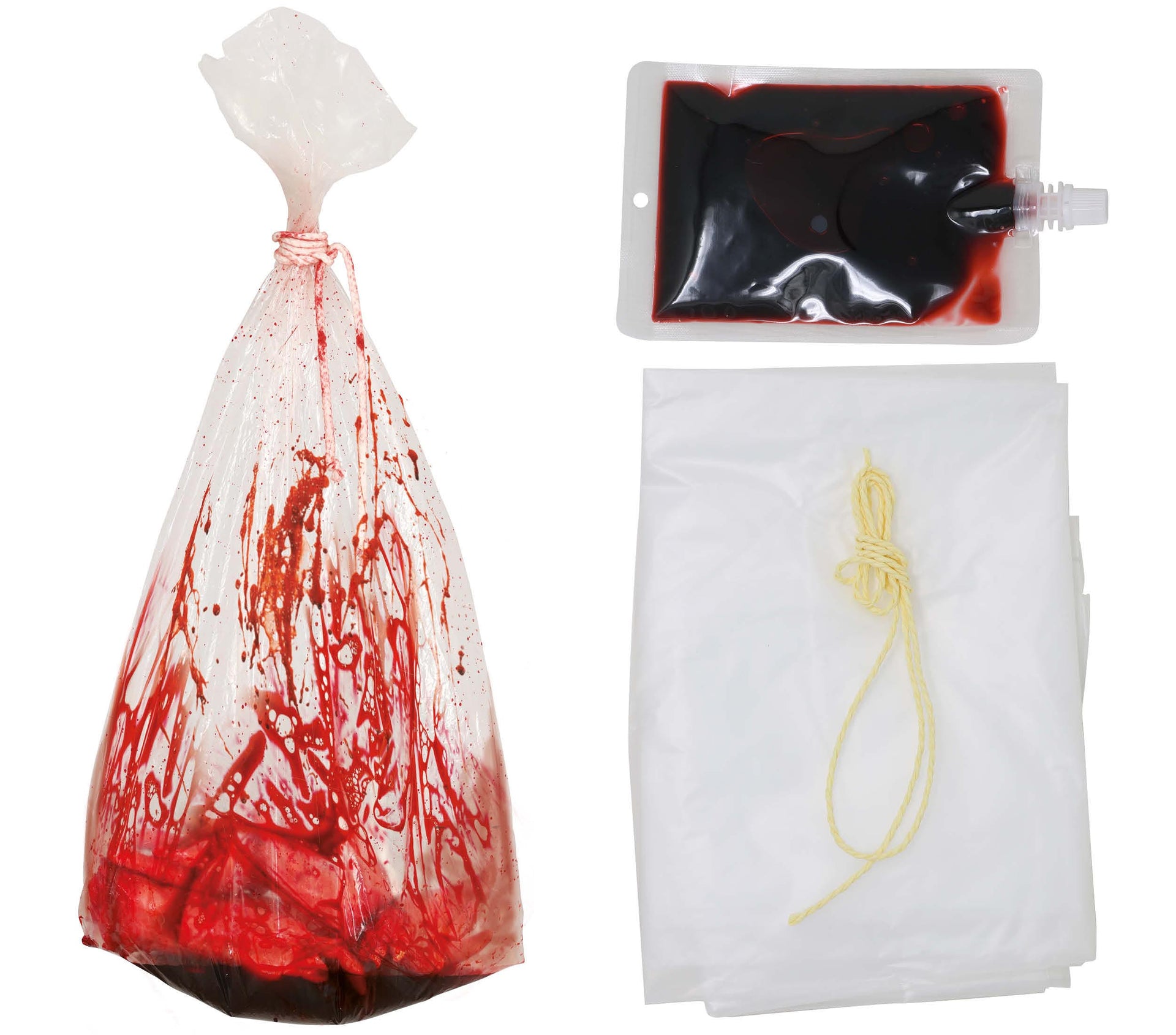 BLOODY BAG WITH ROPE OF 150 CMS.