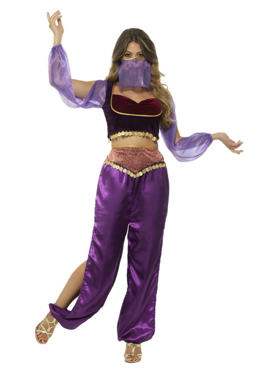 Arabian Princess Costume, Purple - 5