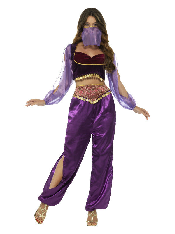 Arabian Princess Costume, Purple - 2