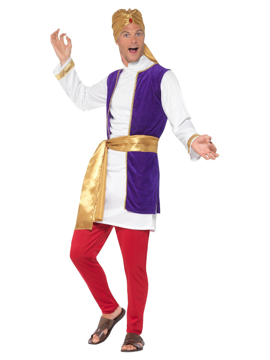 Arabian Prince Costume, Multi-Coloured - 5