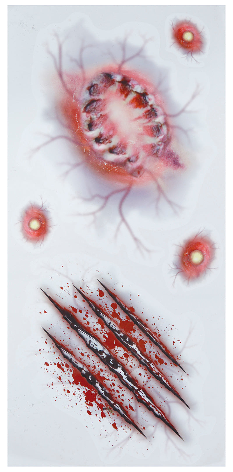 TATTOO ADHESIVES BITE WOUNDS, 30X14 CMS