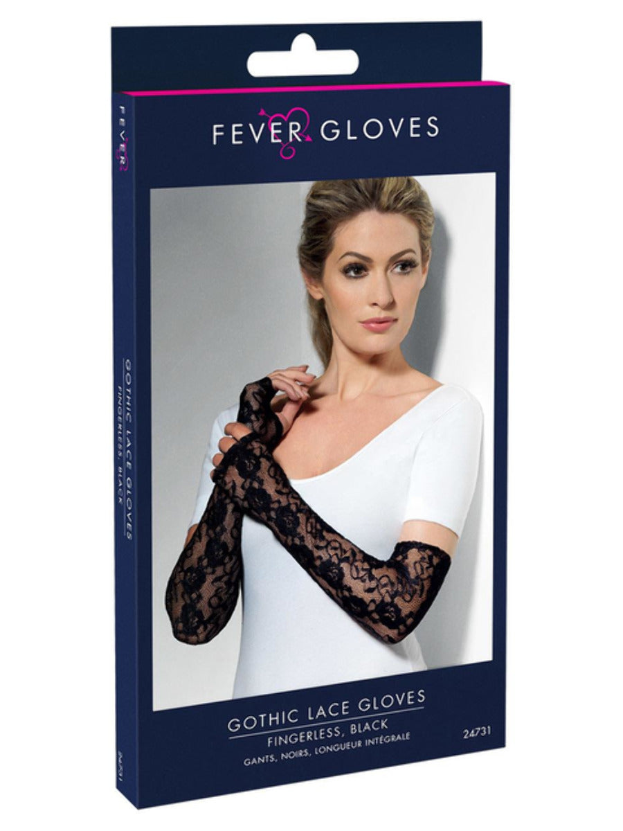 Gloves, Black - 3