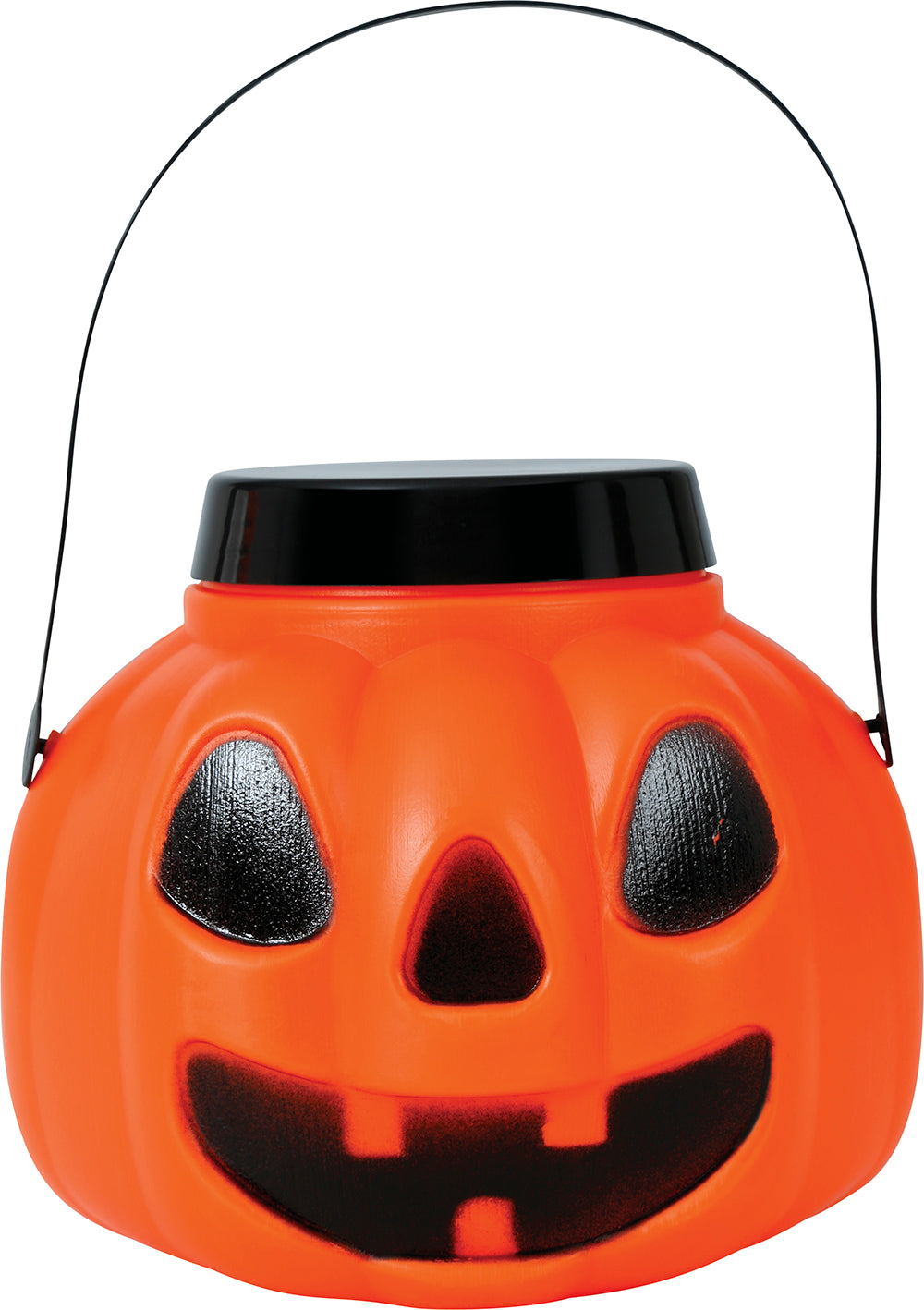 PUMPKIN BASKET WITH LID, 15 CMS.