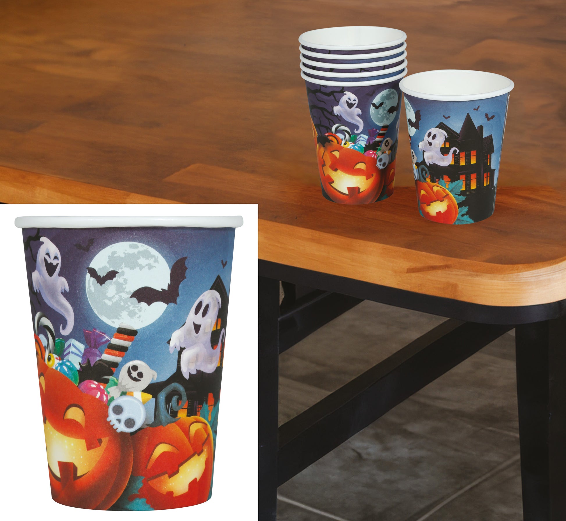 BAG: 6 GLASSES 240 ML, 9 CM