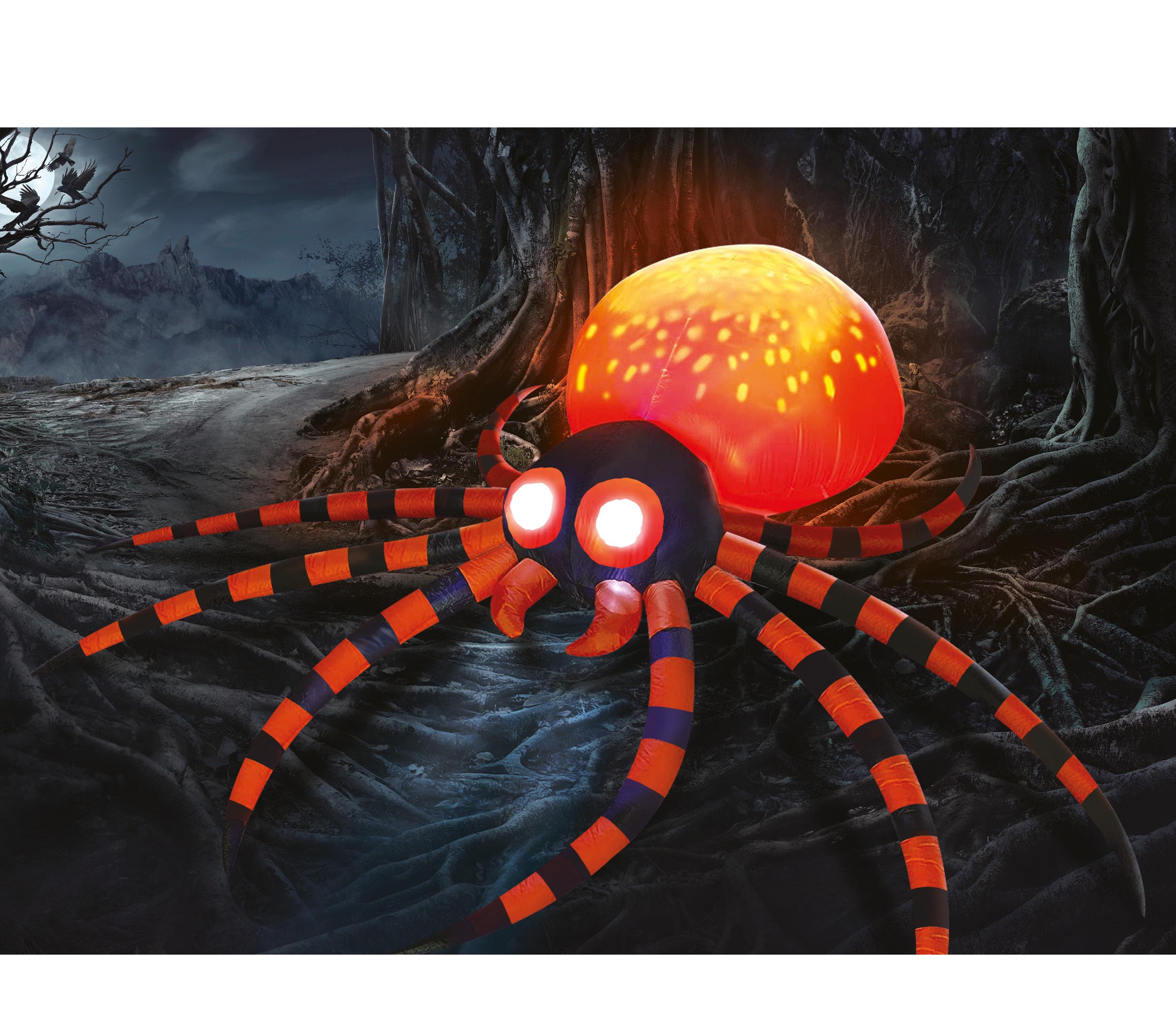 INFLATABLE SPIDER, 180X120 CMS.