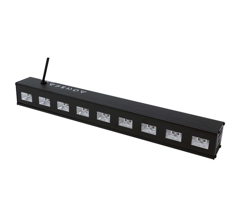 9 LED UV BLACK LIGHT, 9X3 W, INDOOR