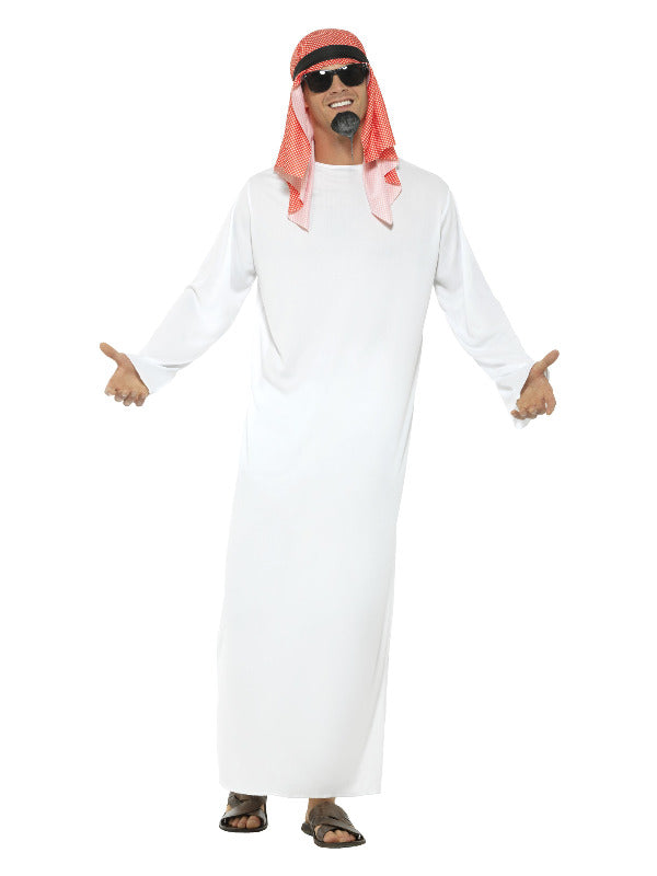 Fake Sheikh Costume, White - 2