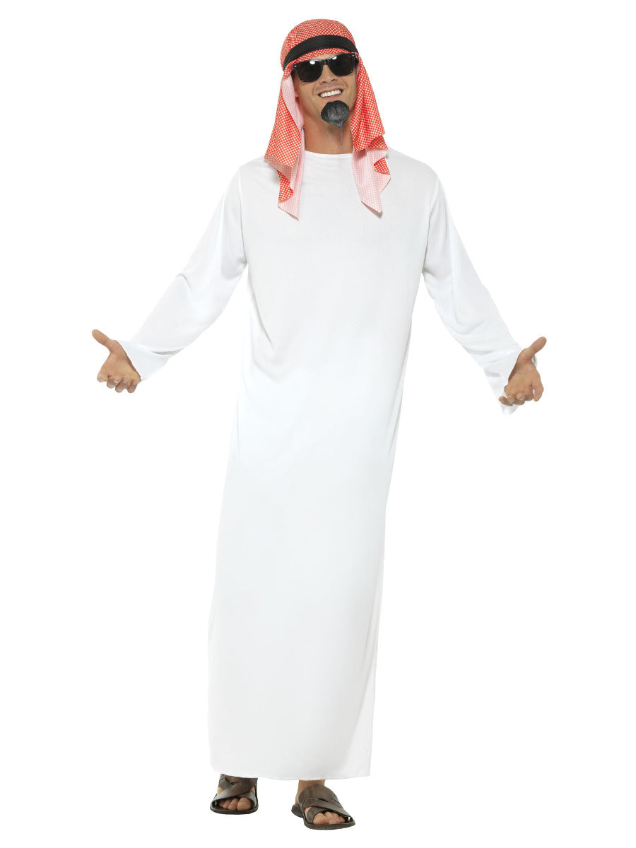 Fake Sheikh Costume, White - 1
