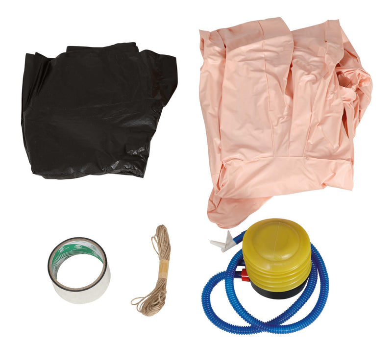 INFLATABLE SET OF DEAD MAN IN A BAG 178 CMS.