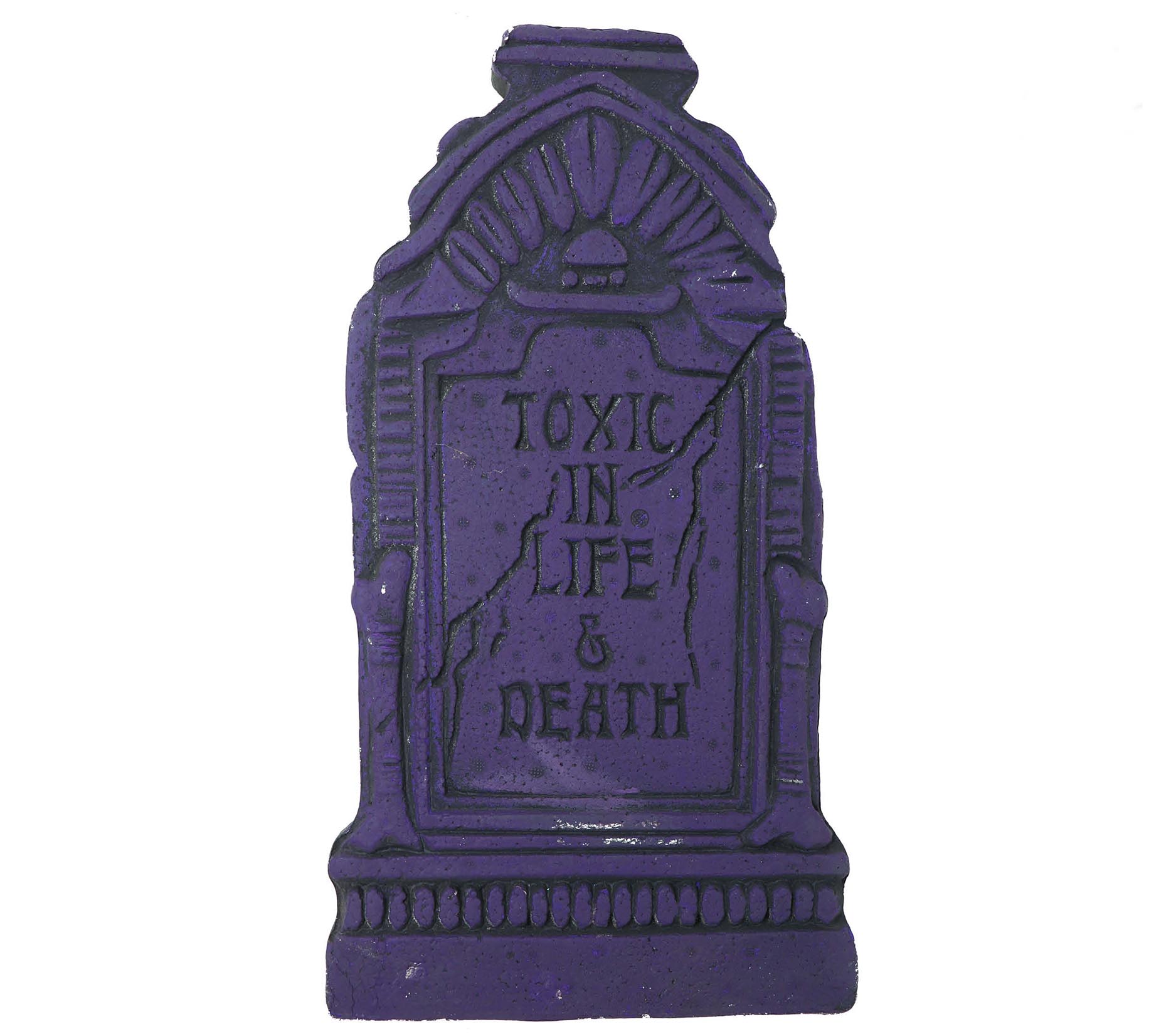 TOMBSTONE "TOXIC IN LIFE" 43X22 CM