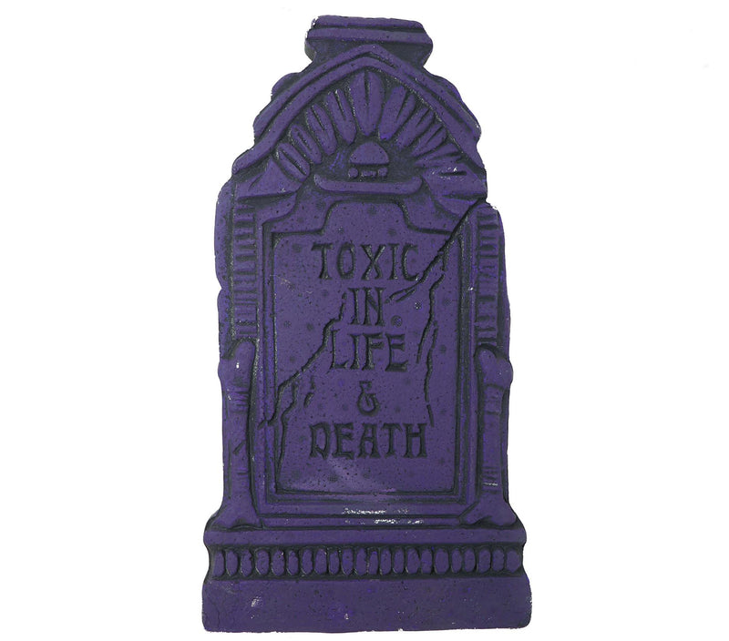 TOMBSTONE "TOXIC IN LIFE" 43X22 CM