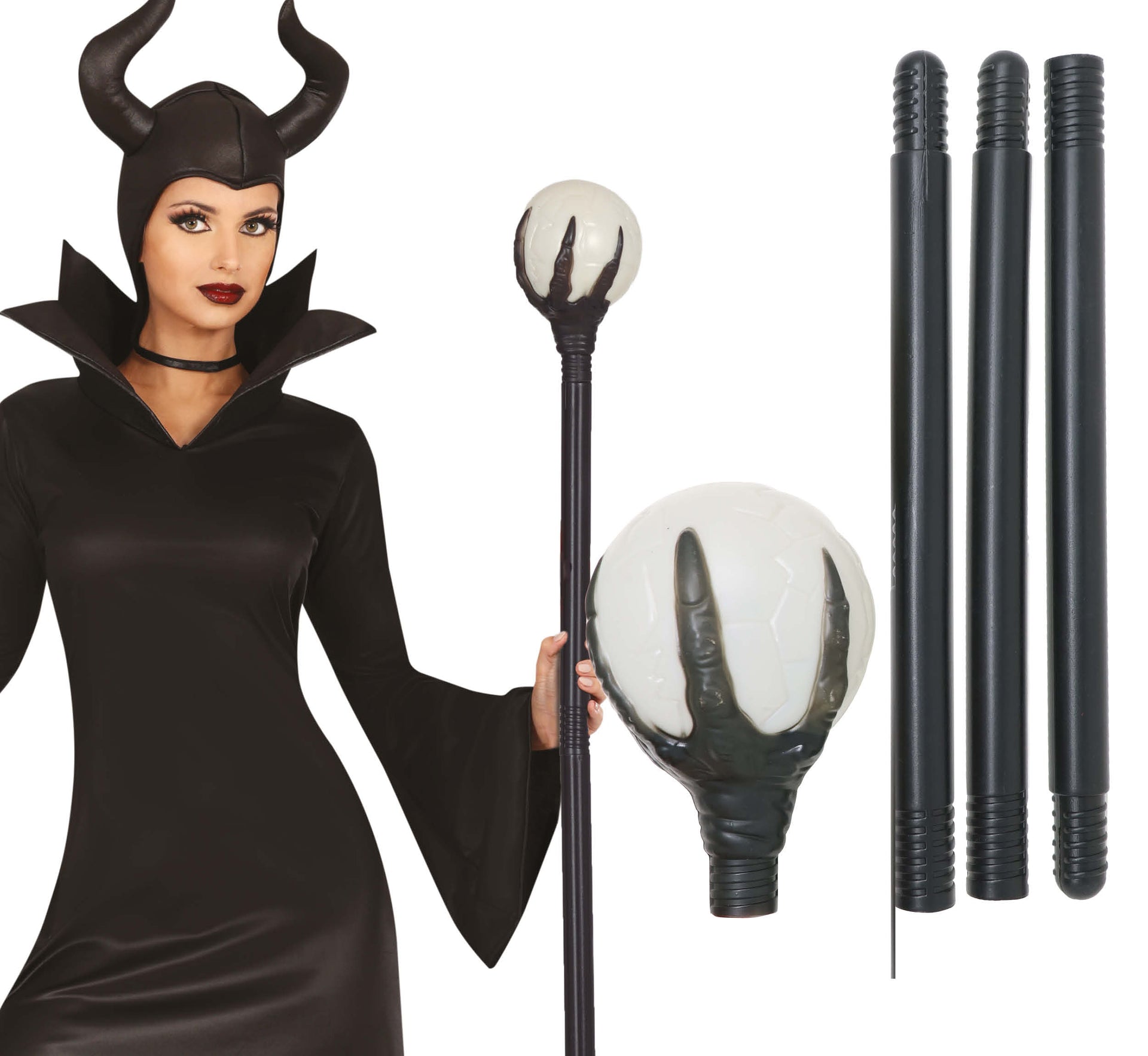 WIZARD BALL CANE, DETACHABLE, 100 CMS