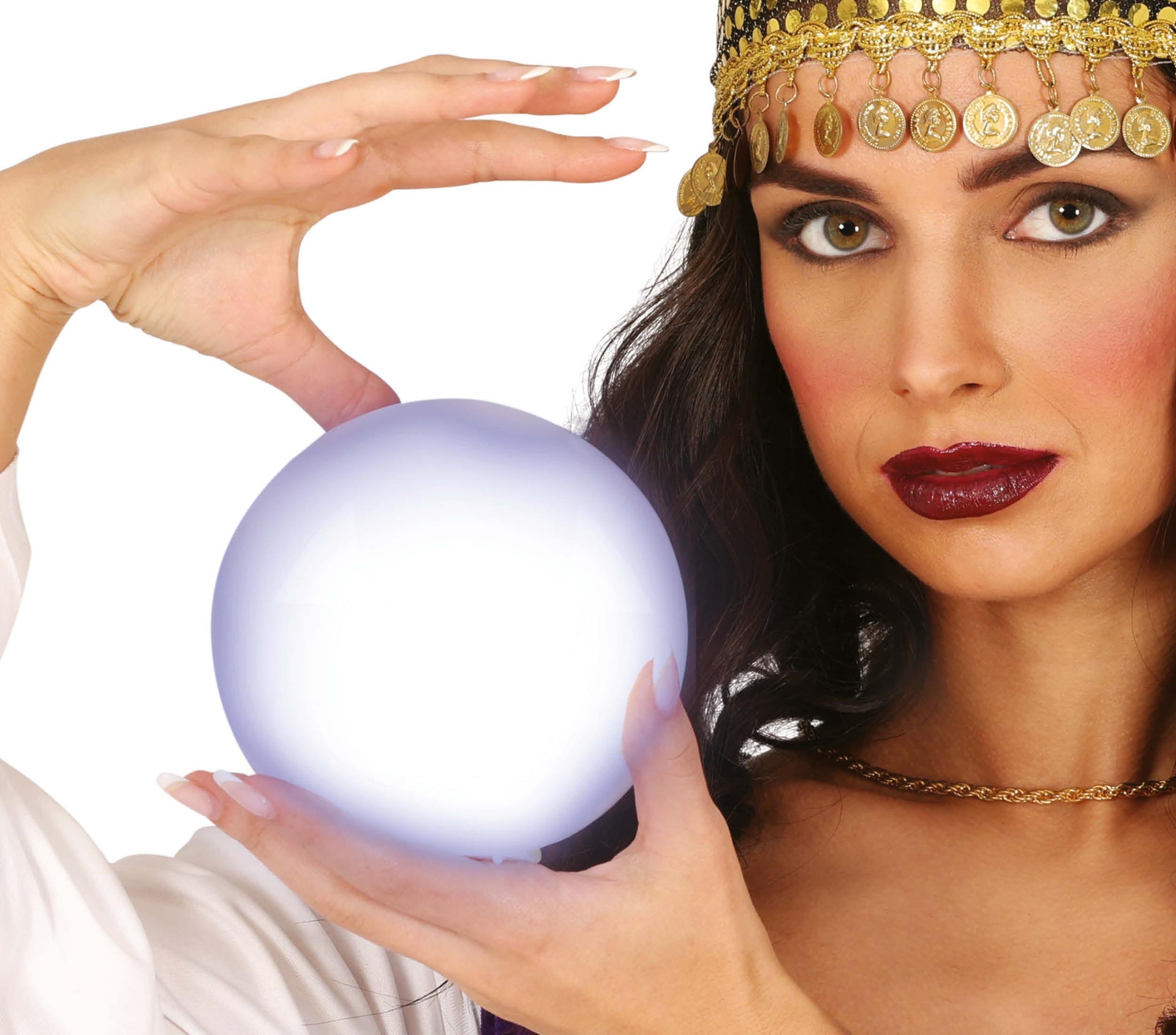 FORTUNE TELLER LIGHT BALL, COLOR CHANGE, 12 CM