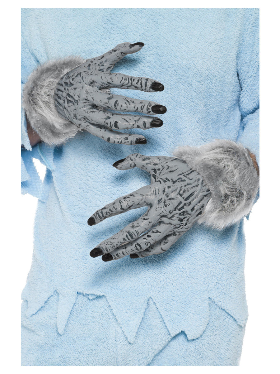 Werewolf Furry Hands, Grey - 1