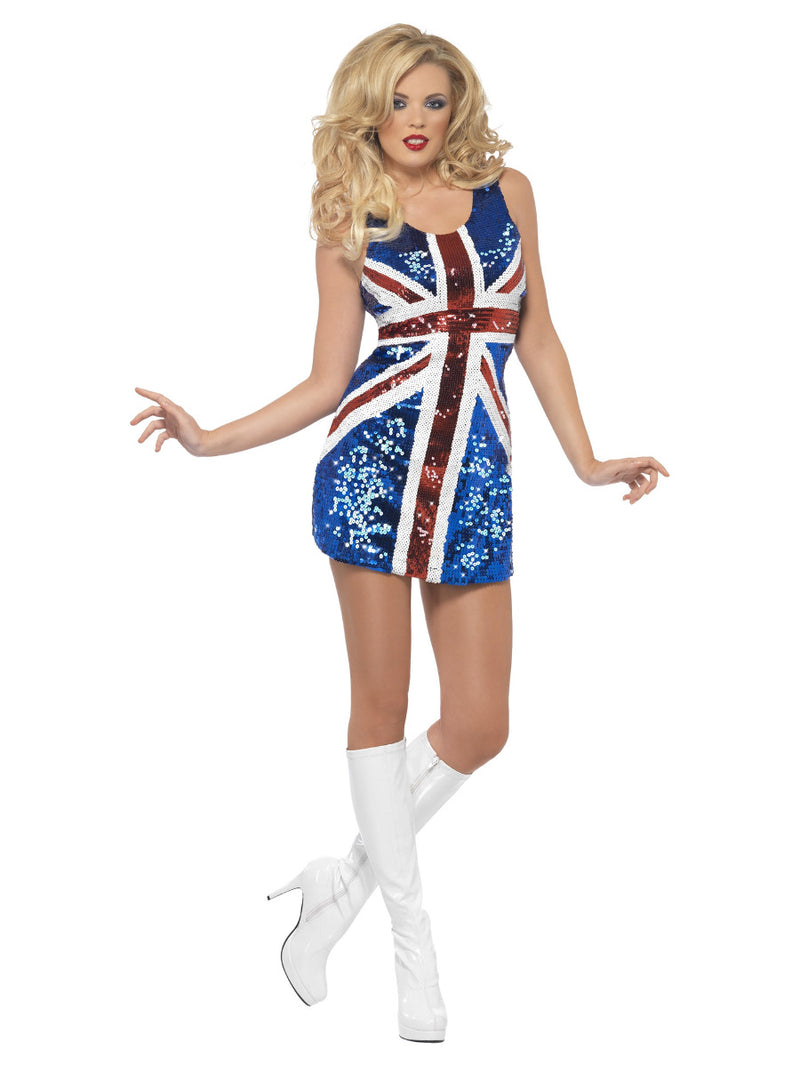 Fever All that Glitters Rule Britannia Costume, Bl - 5