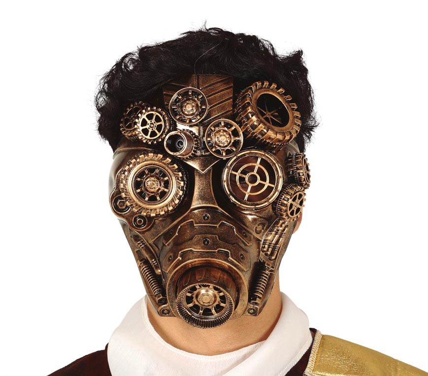 GOLD STEAMPUNK MASK