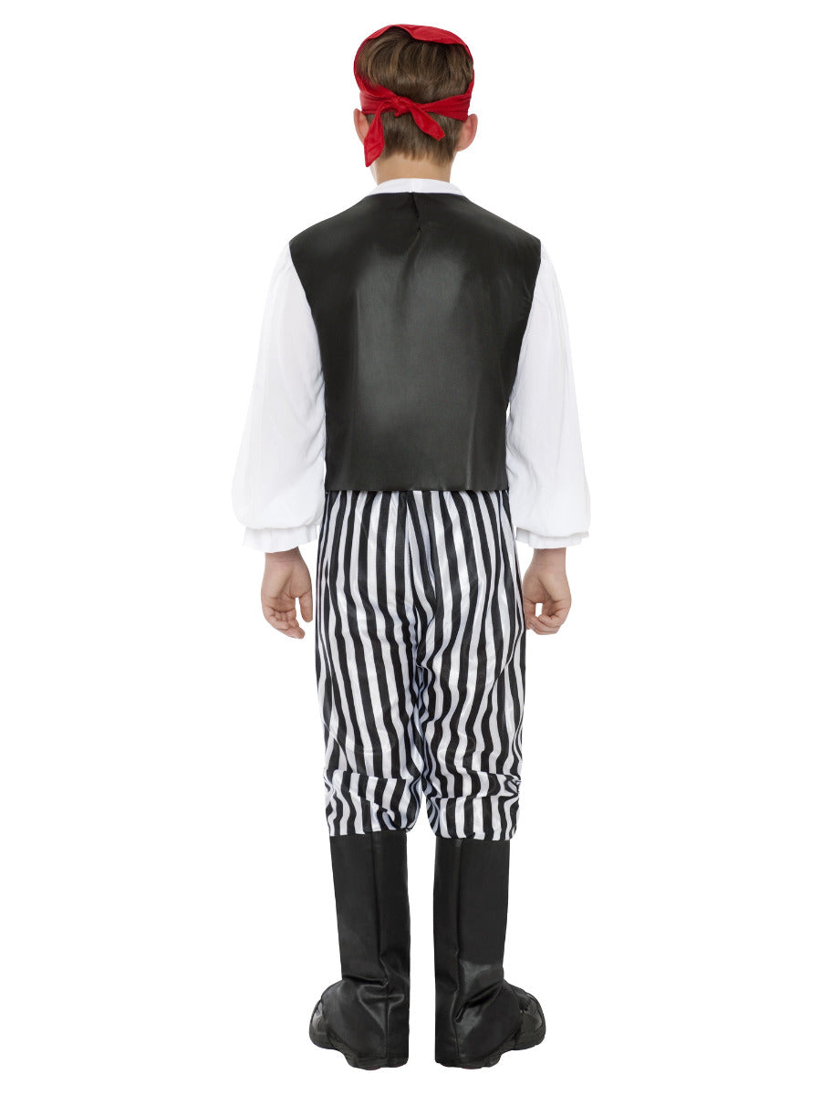 Pirate Costume, Black & White - 3