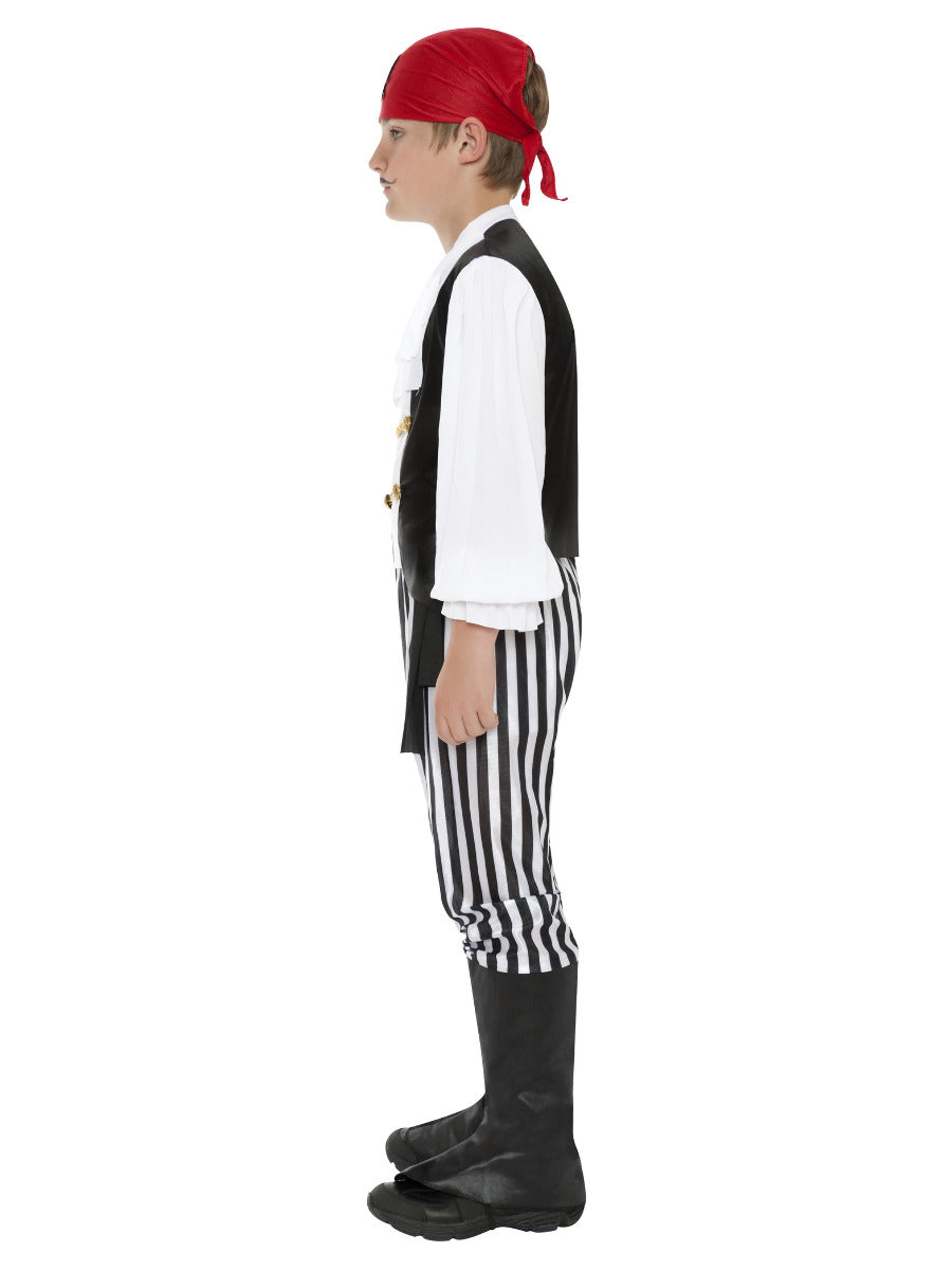 Pirate Costume, Black & White - 4