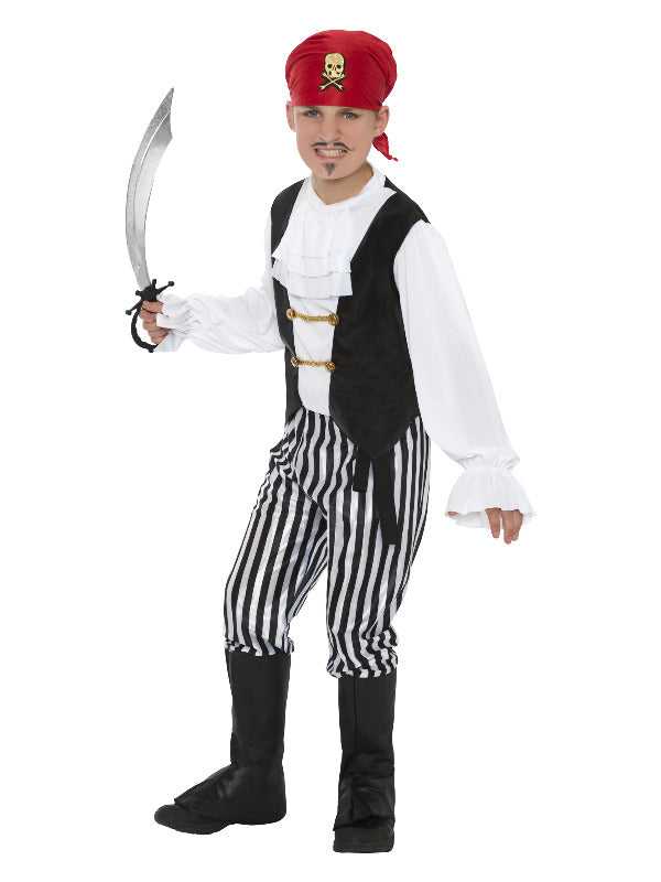 Pirate Costume, Black & White - 2