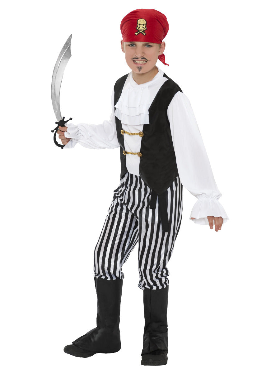 Pirate Costume, Black & White - 1