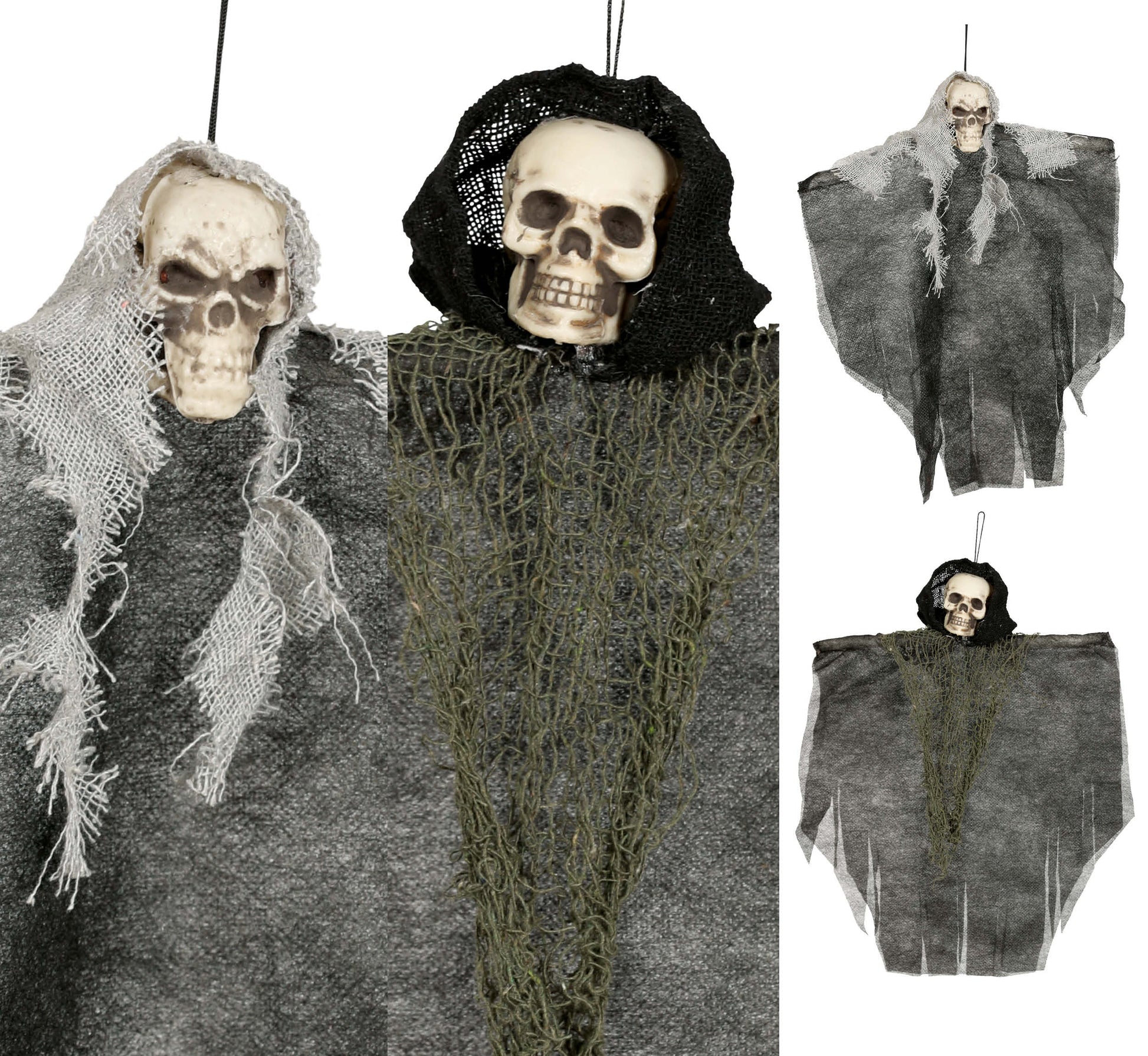 HANGING SKULL ASSORTMENT 30 CM