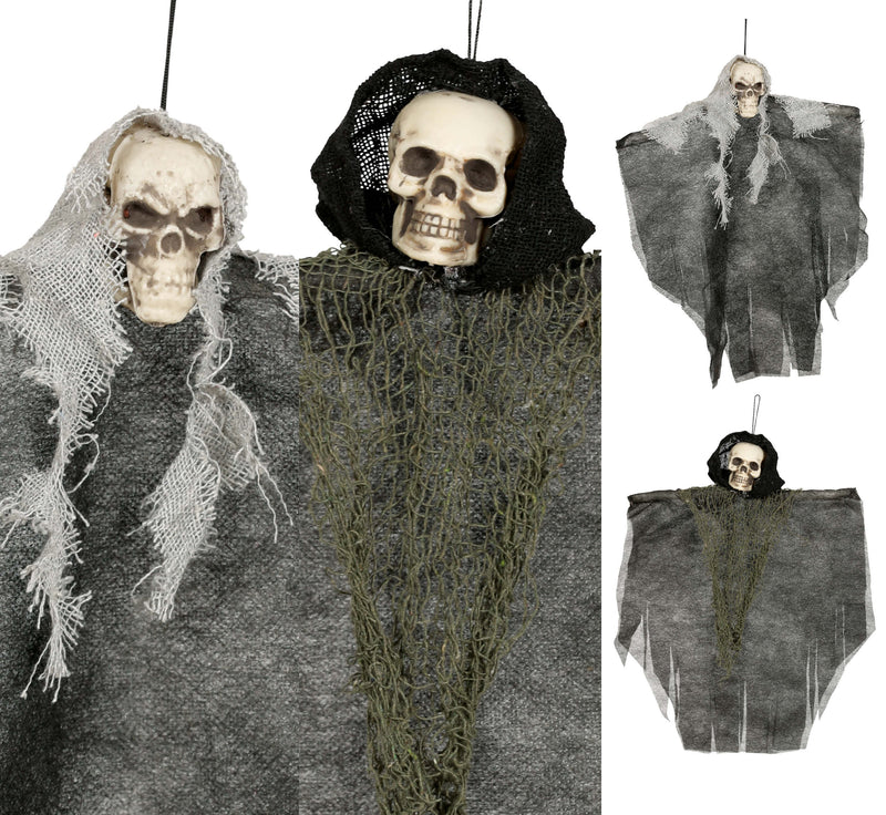 HANGING SKULL ASSORTMENT 30 CM