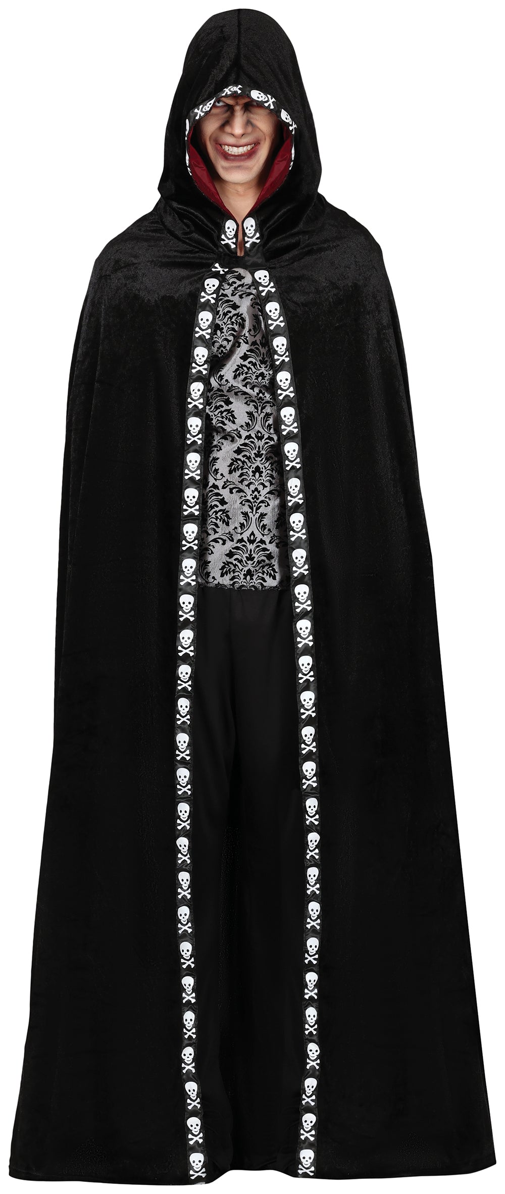 VELVET CAPE WITH HOOD 150 CMS