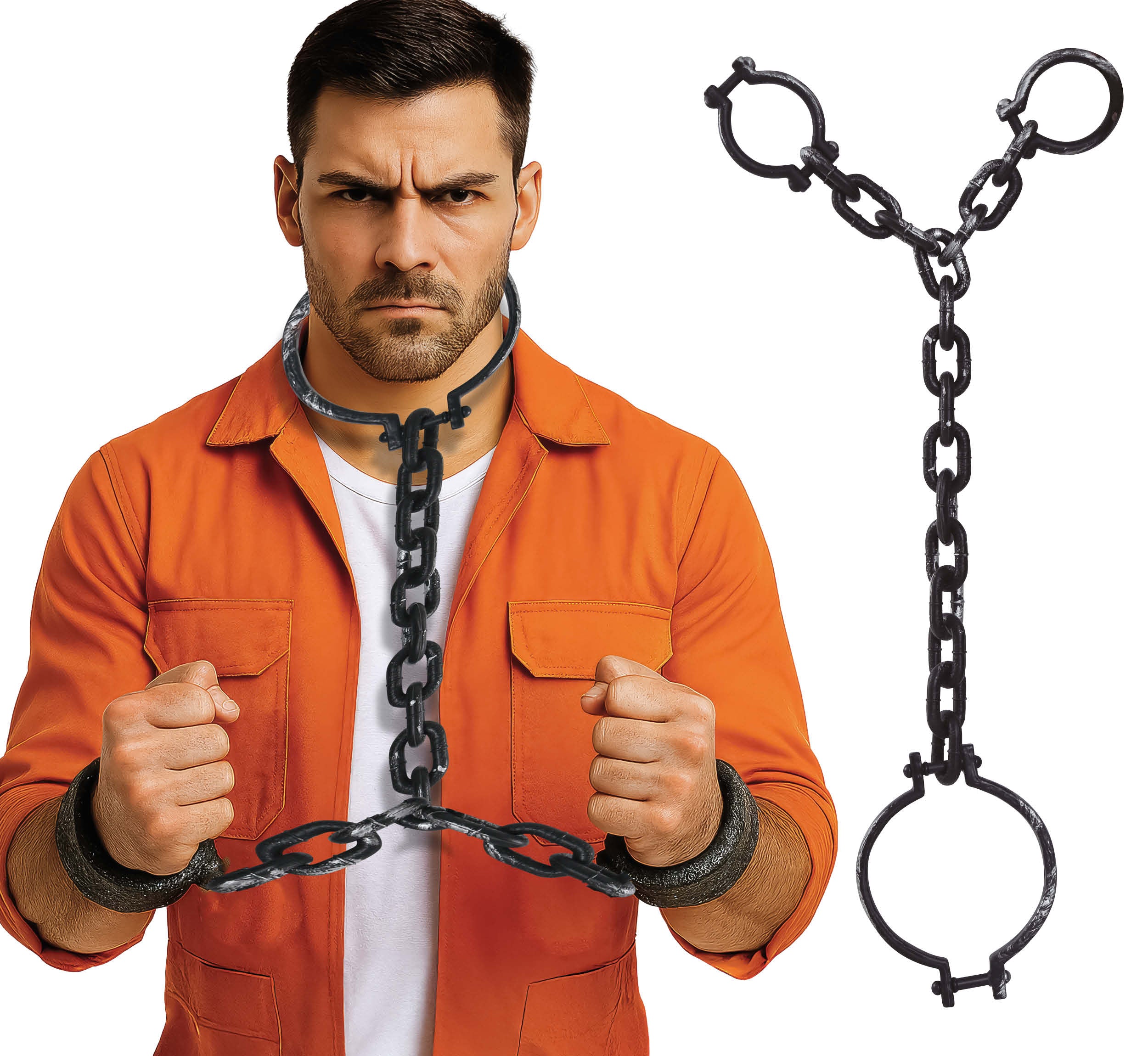 NECK AND HAND SHACKLES 110 CM