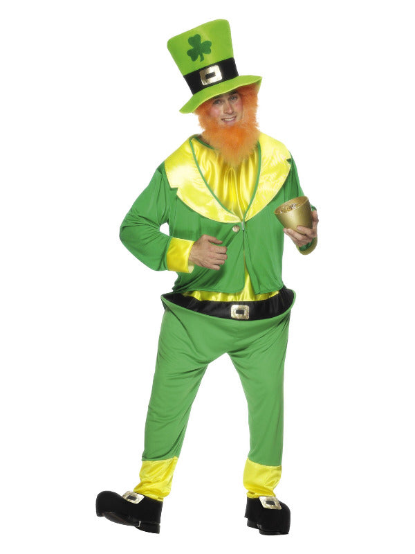 Leprechaun Costume, Green - 2