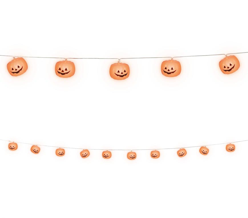 LIGHT GARLAND 12 SKULLS 220 CM