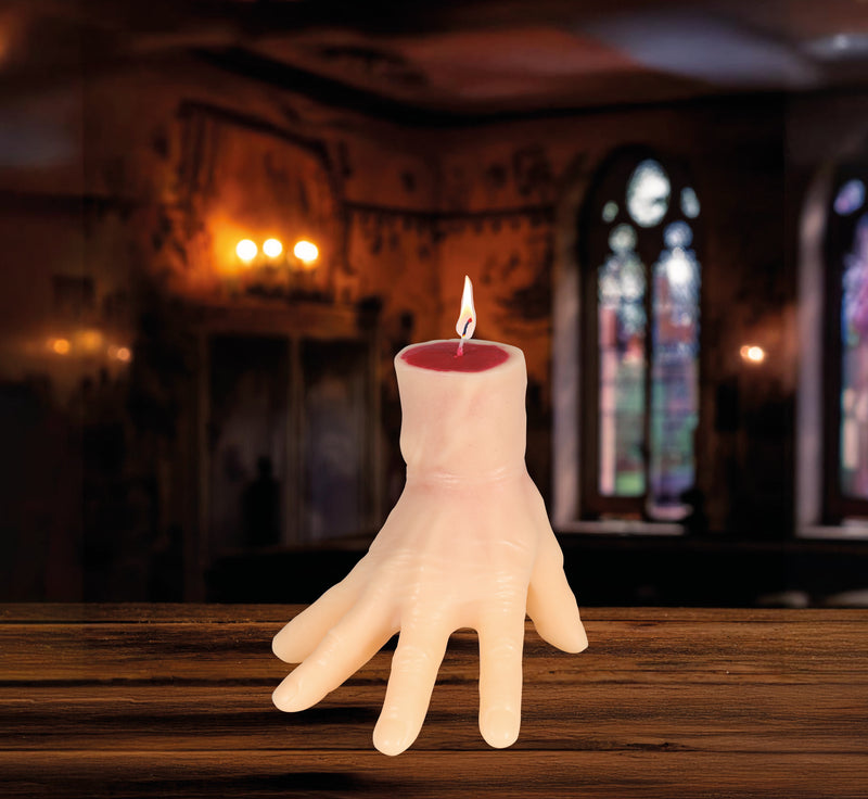 BLOODY HAND CANDLE 15 CM