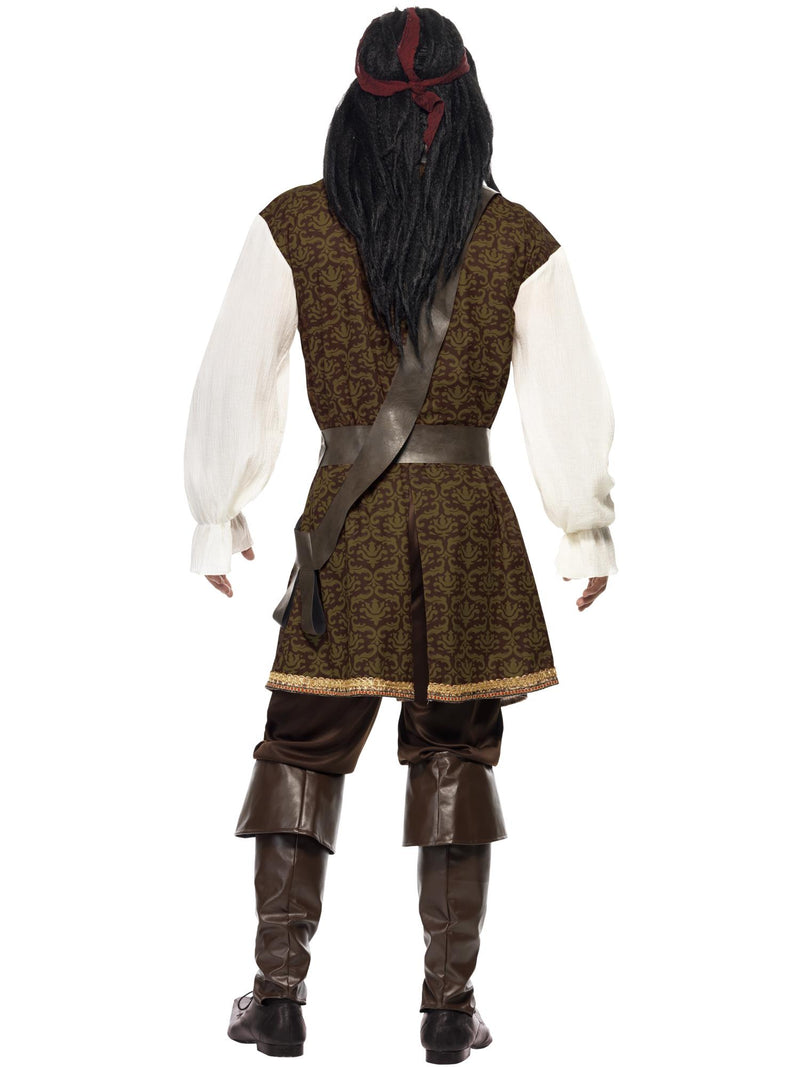 High Seas Pirate Costume, Brown 2