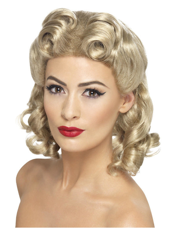 40s Sweetheart Wig, Blonde - 2
