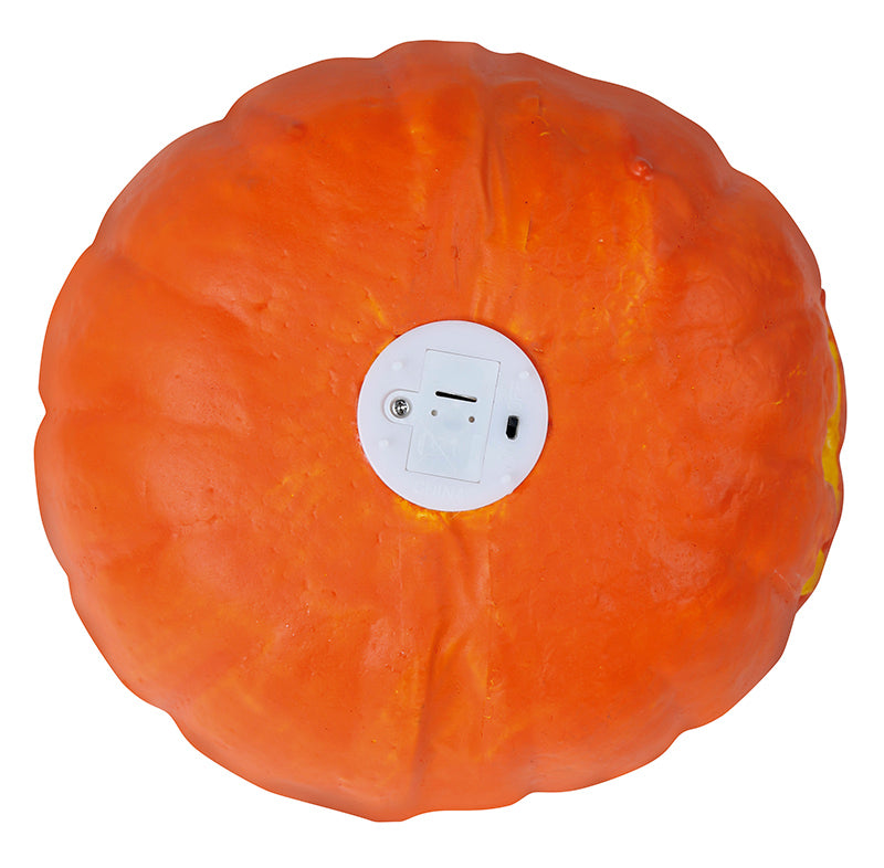 FOAM PUMPKIN WITH LIGHT 16 CMS