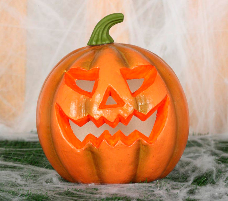 FOAM PUMPKIN WITH LIGHT 24 CMS