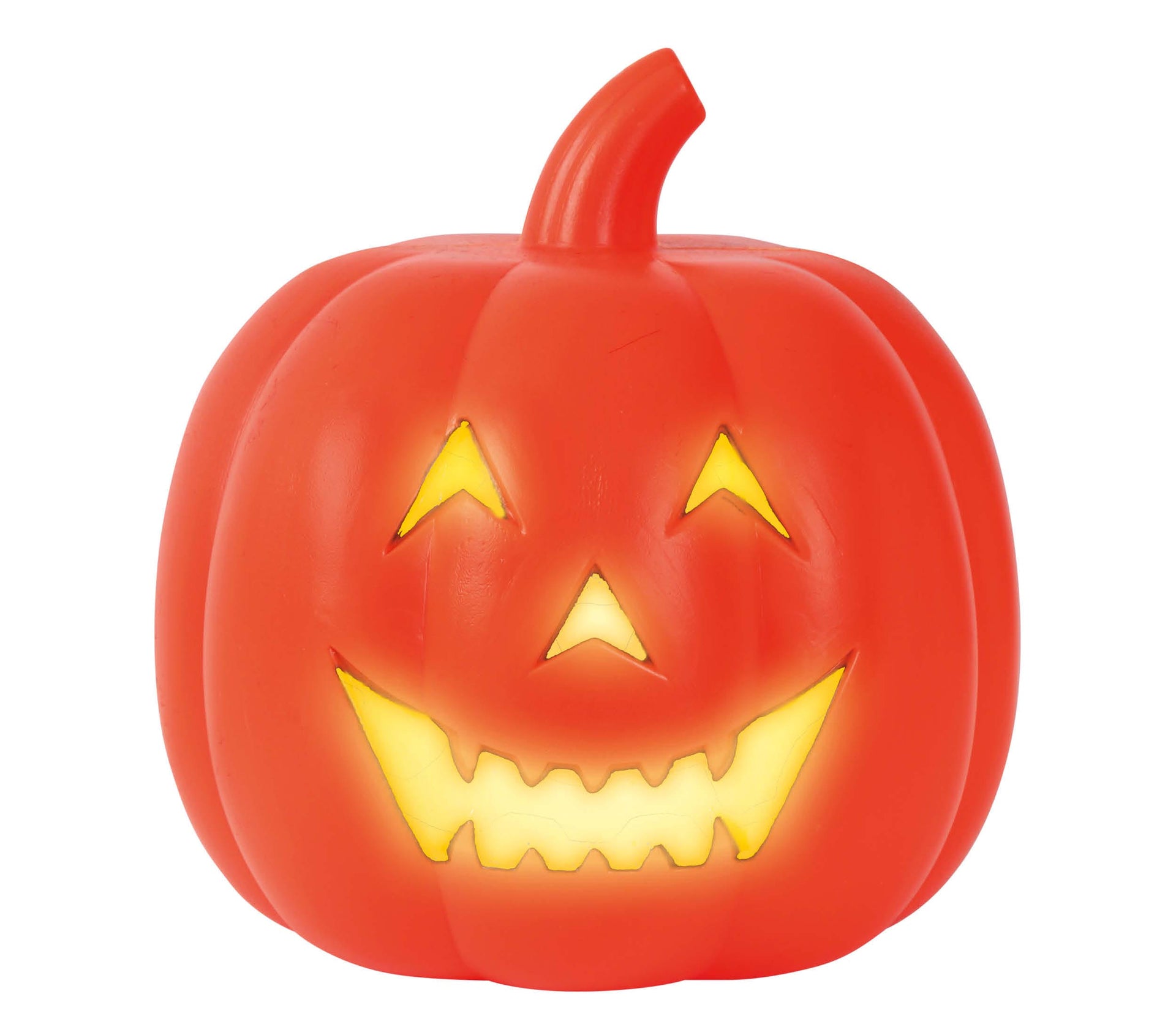 PUMPKIN WITH LIGHT AND SOUND, PVC, 32 CM
