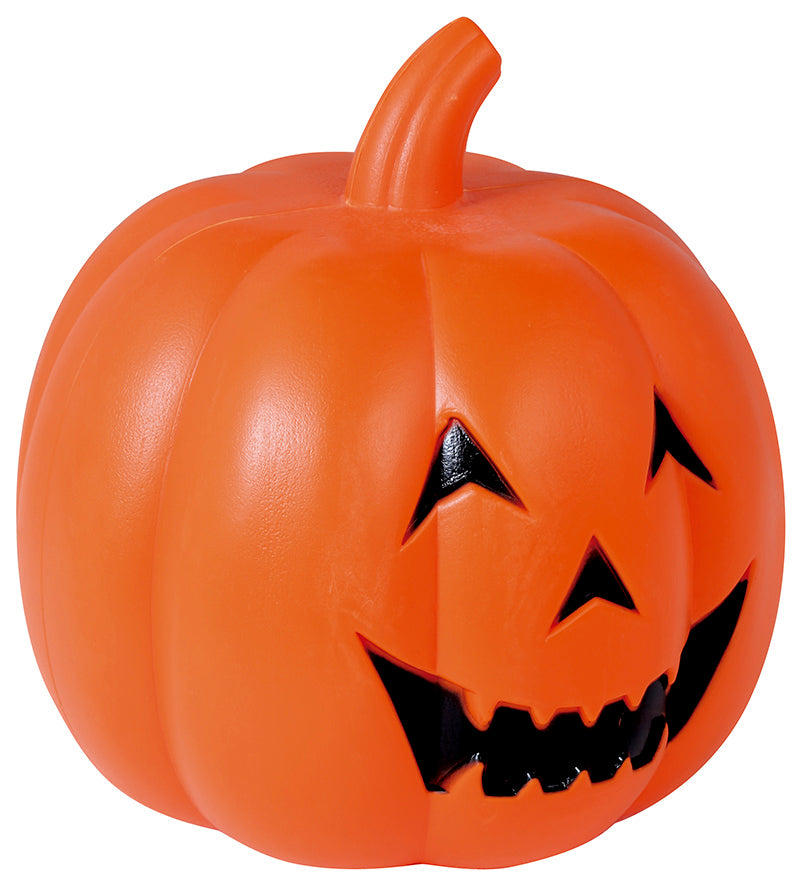 PUMPKIN WITH LIGHT AND SOUND, PVC, 32 CM