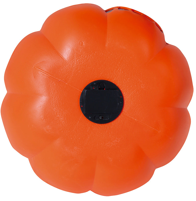 PUMPKIN WITH LIGHT AND SOUND, PVC, 32 CM