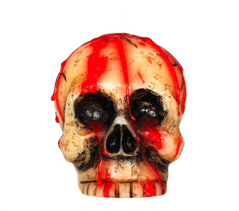 BLOODY SKULL CANDLE 10 CM