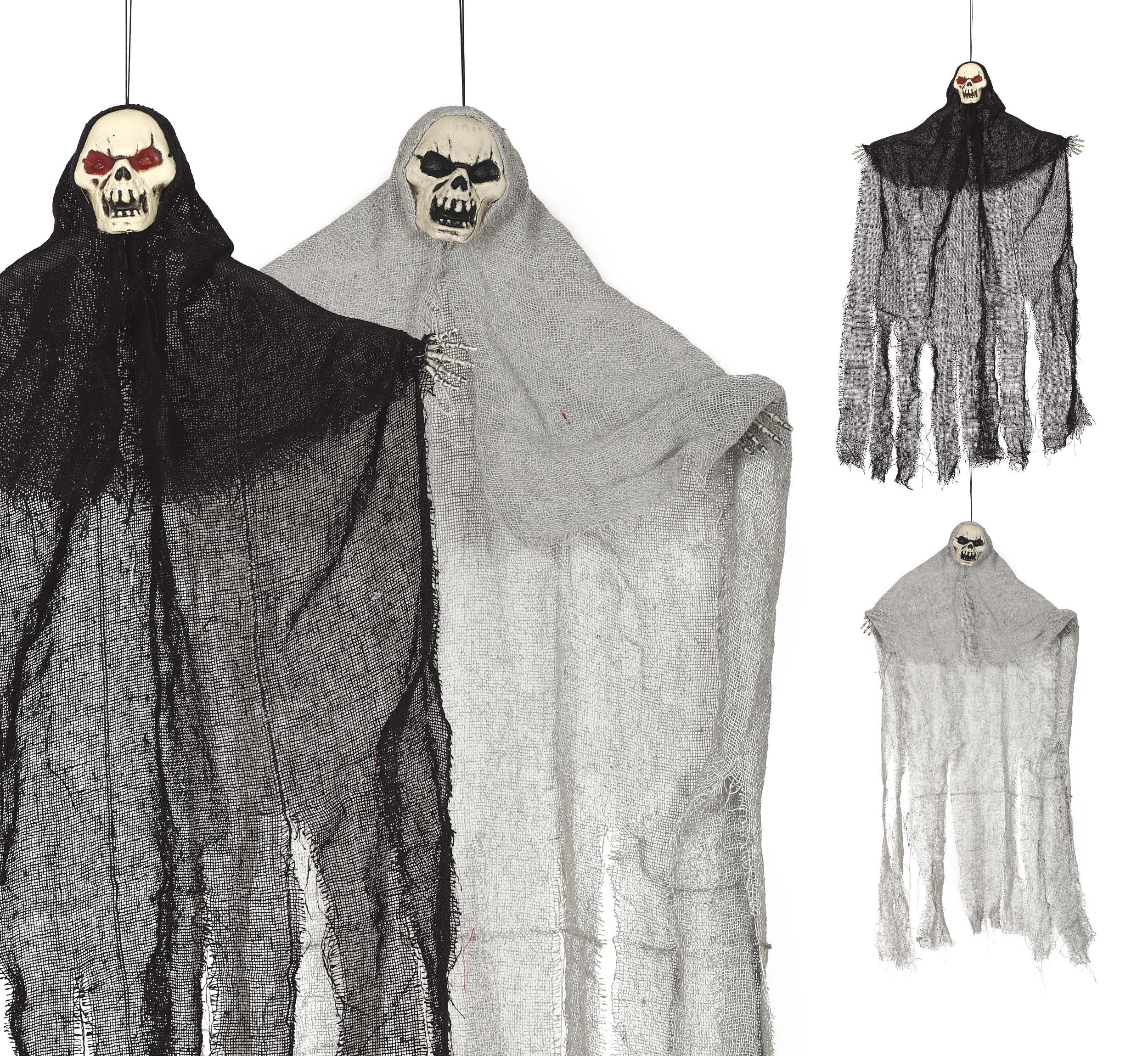 HANGING ASSORTED SKULL, 60 CM