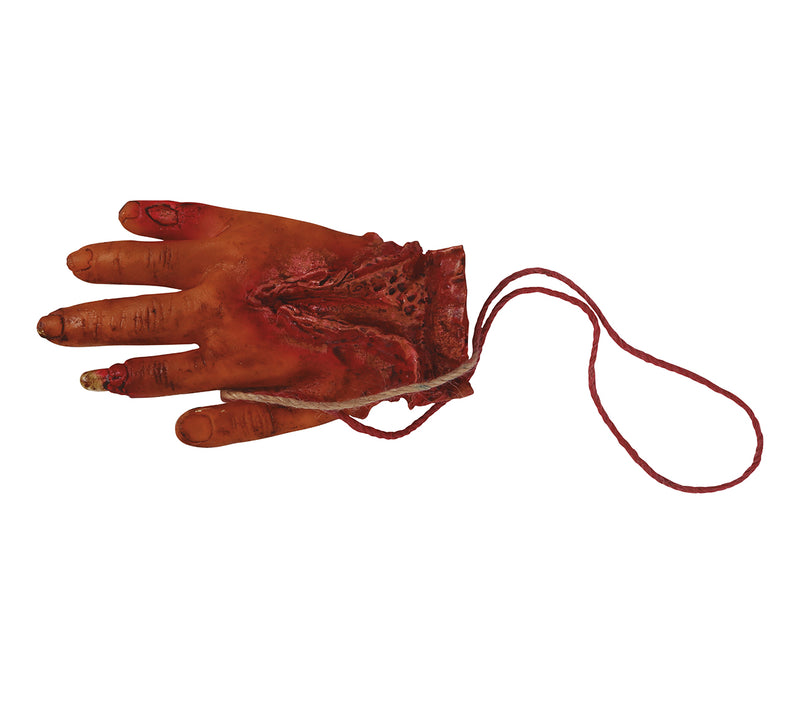 BLOODY HAND NECKLACE, LATEX