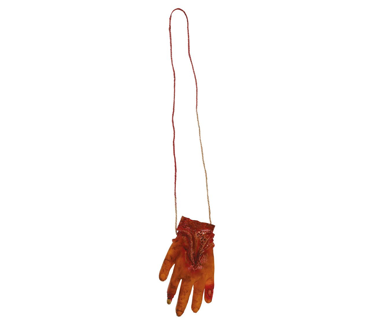BLOODY HAND NECKLACE, LATEX