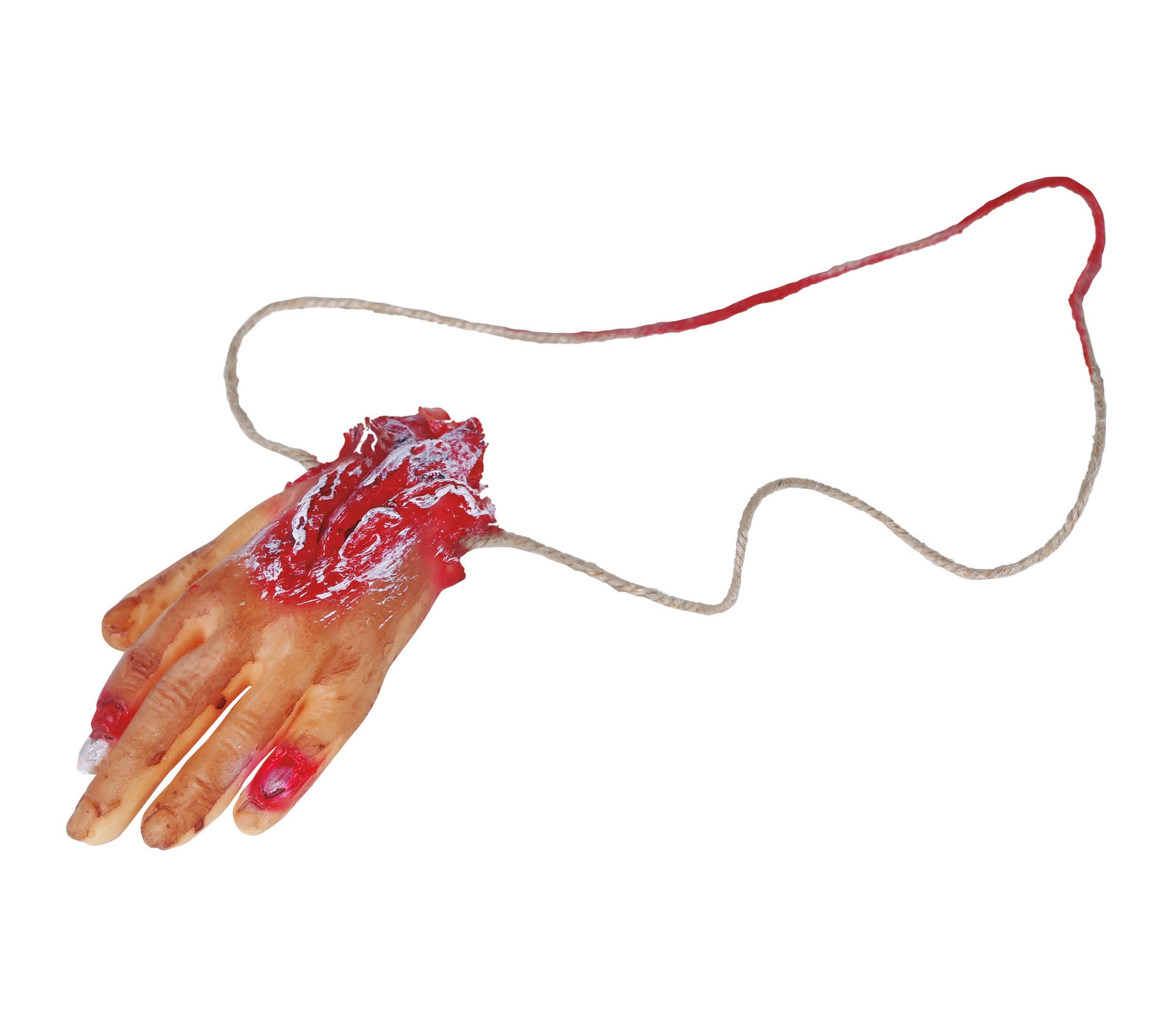 BLOODY HAND NECKLACE, LATEX