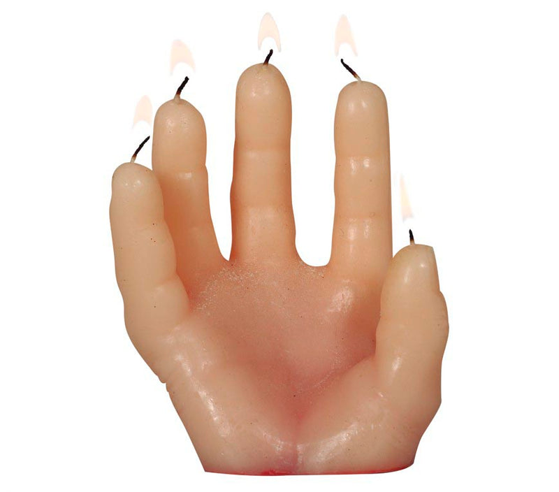 BLOODY HAND CANDLE 14X5 CMS