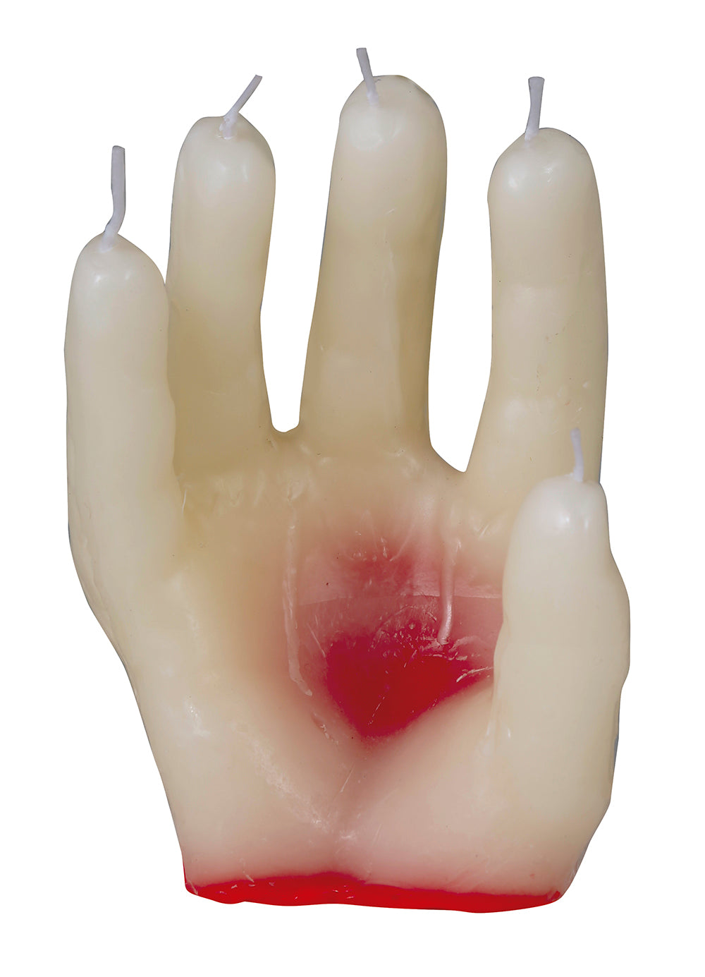 BLOODY HAND CANDLE 14X5 CMS